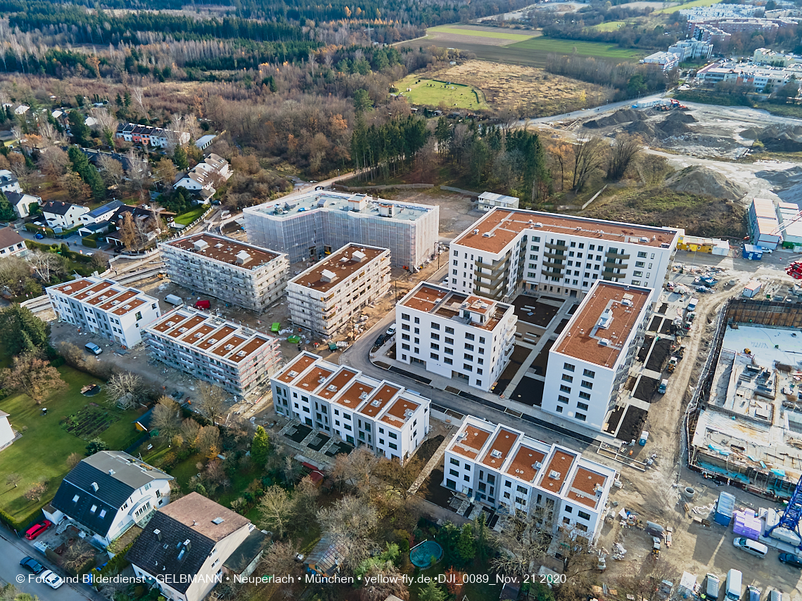 21.11.2020 - Piederstrorfer Gelände und Alexisquartier in Neuperlach in München 21.11.2020 - Piederstrorfer Gelände und Alexisquartier in Neuperlach in München